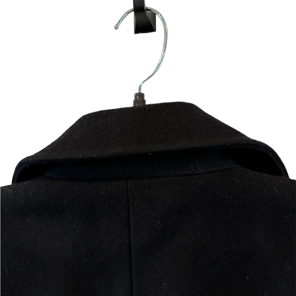 74% wool GAP peacoat, black, size small.  Great condition. - Picture 6 of 9